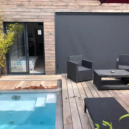 Loft Privatise Avec Spa Xxl Et Piscine Chauffee Bruz Extérieur photo